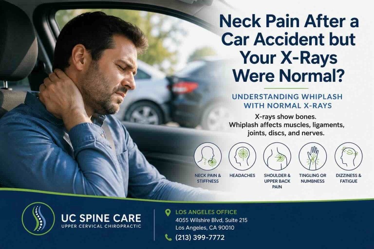 Neck Pain After a Car Accident but Your X-Rays Were Normal?