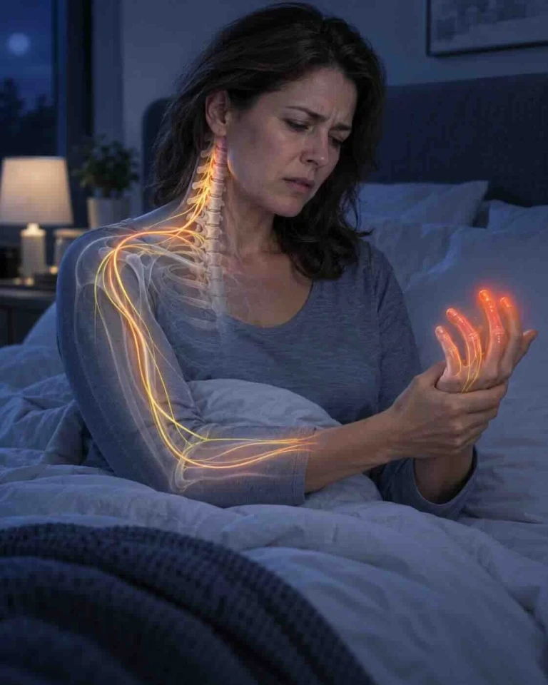 Hands Going Numb at Night? What Waking Up With Numb Fingers Means and When Your Neck Is Involved